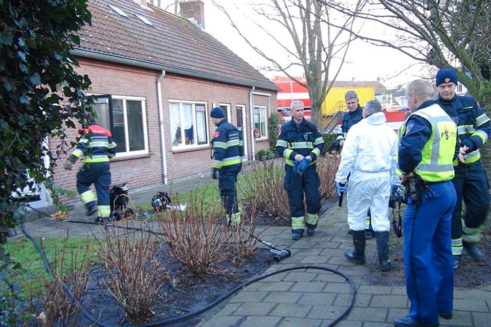 Man om het leven gekomen bij brand in Haarlem. Foto's: Mizzle Media/Clifford Smit