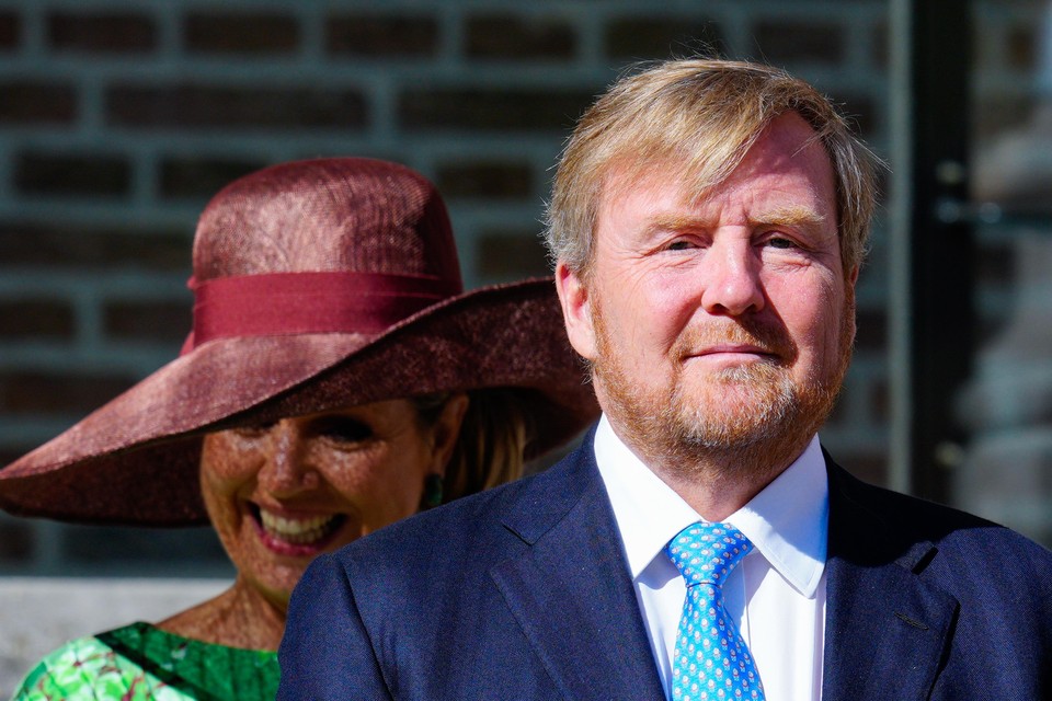 Koning Willem-Alexander en koningin Maxima bij de uitreiking van de Four Freedoms Awards 2022.