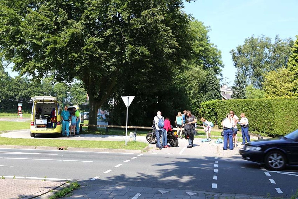 Voetgangster aangereden op Amsterdamsestraatweg in Baarn. Foto AS Media
