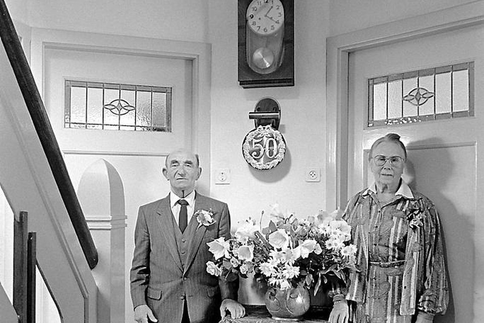 Het gouden huwelijk van echtpaar Vink in Huize Bornholm.