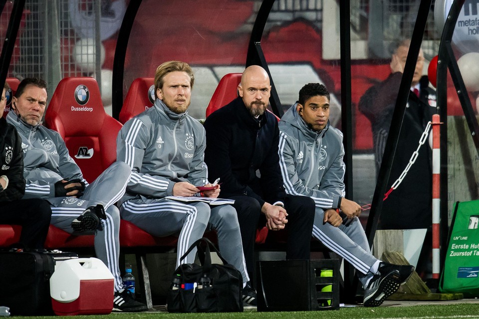 Trainers van Ajax.