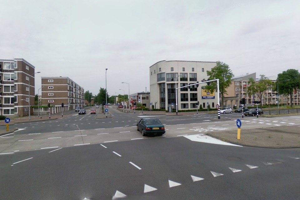 Gevaarlijk kruispunt: Belgiëlaan-Europaweg. Foto Google Maps