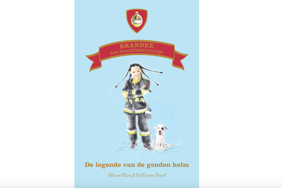 De voorkant van het boek ’Brandee het brandweermeisje’