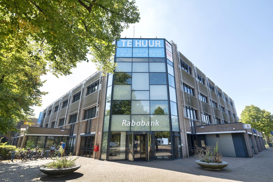 Het gebouw van de Rabobank aan de Dreef afgelopen september.