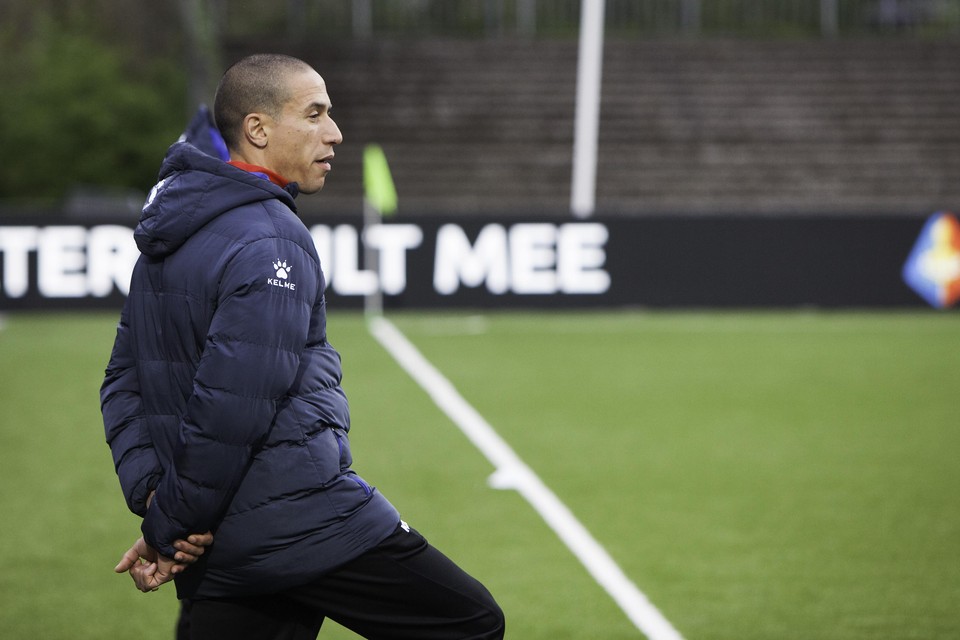 IJmuiden-trainer Anthony Correia.