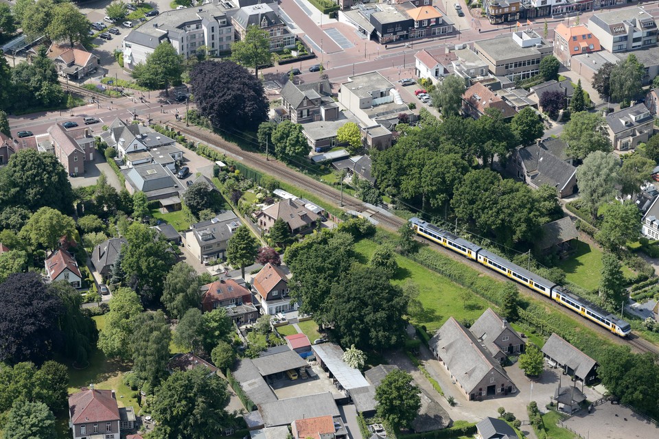 Het enkelspoor bij Soestdijk.