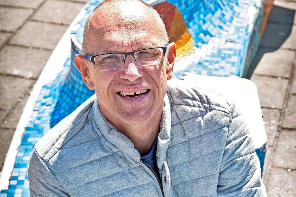 Zweminstructeur Ron van Dalen voor het zwembad Sportplaza Groenendaal Heemstede