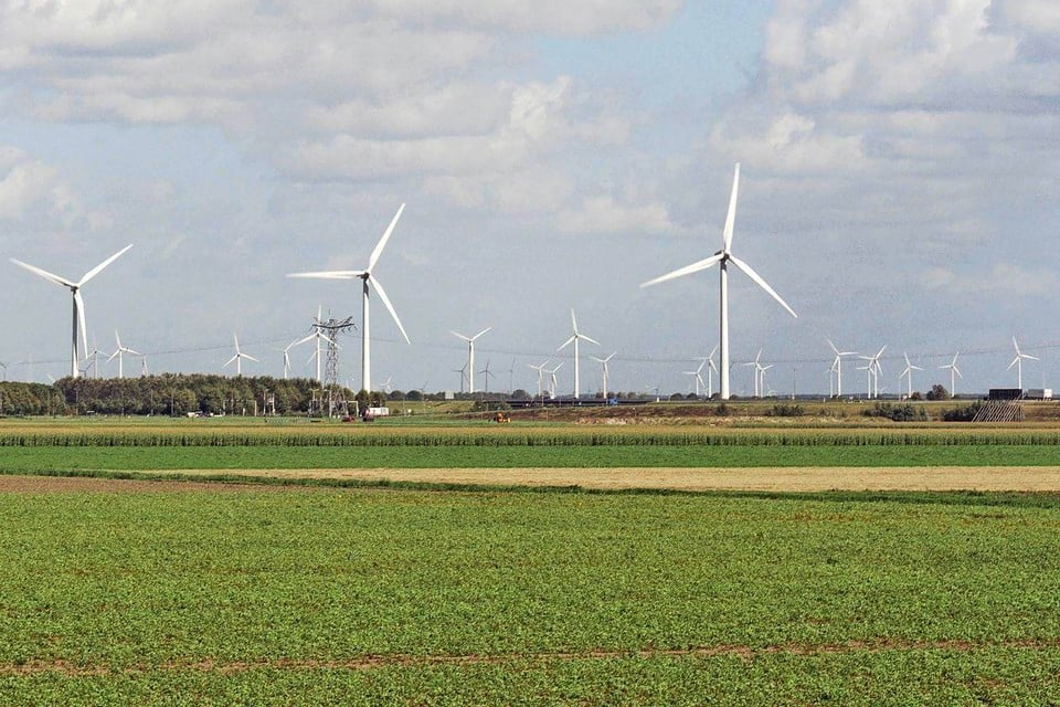 Windturbines in het polderland verdeelt de meningen.
