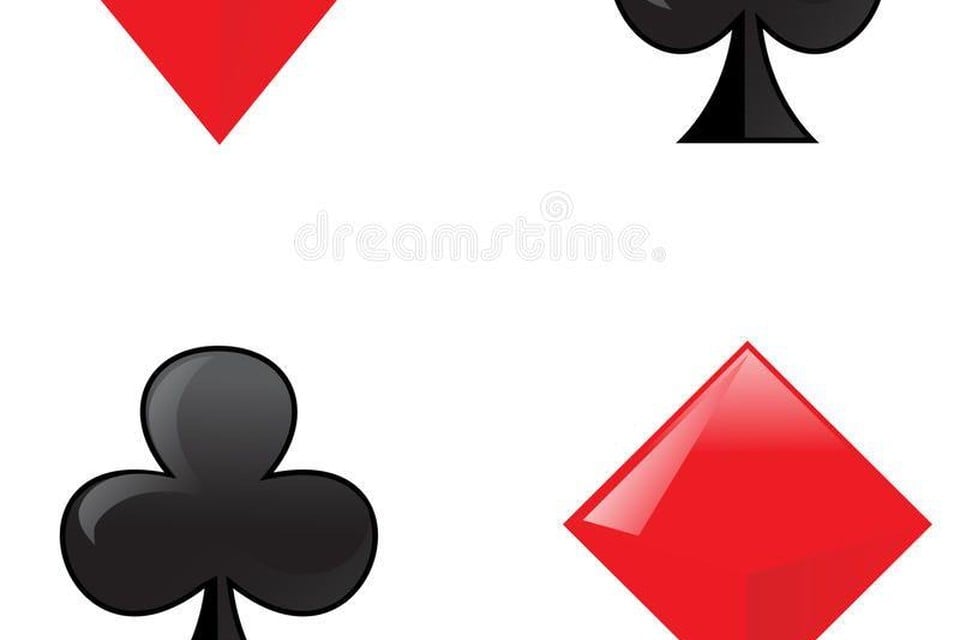 Symbolen van het kaartspel.