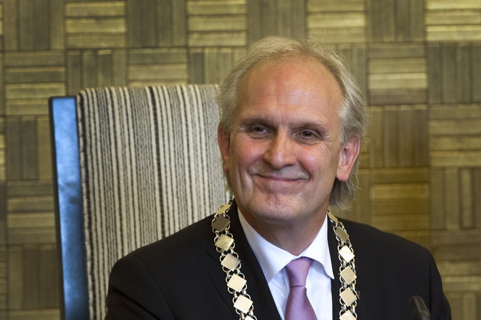 Burgemeester Pieter Broertjes. Archieffoto