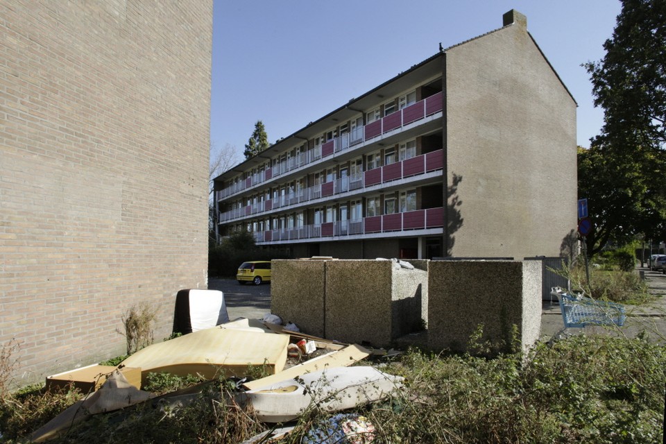 De flats aan de Schaepmanlaan in Baarn. Foto Studio Kastermans