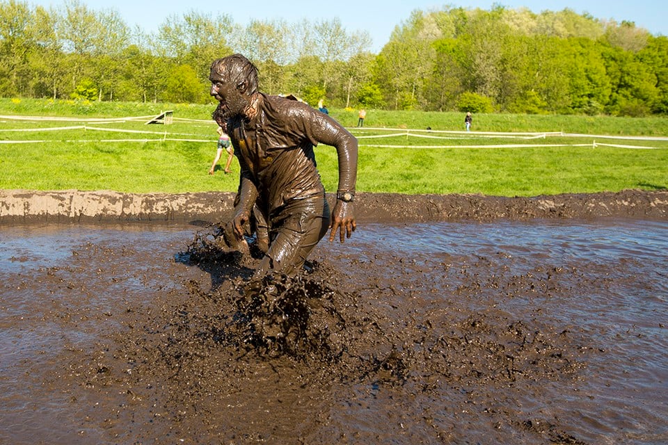 Muddy Mates in recreatiegebied Spaarnwoude. Foto: Michel van Bergen