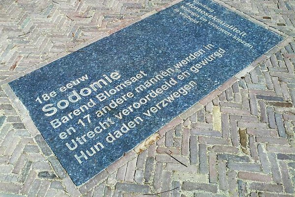 Homomonument voor de terechtstelling in Utrecht.