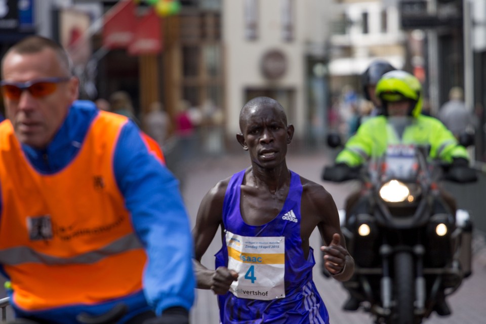 Winnaar Isaac Langat van Hilversum City Run.