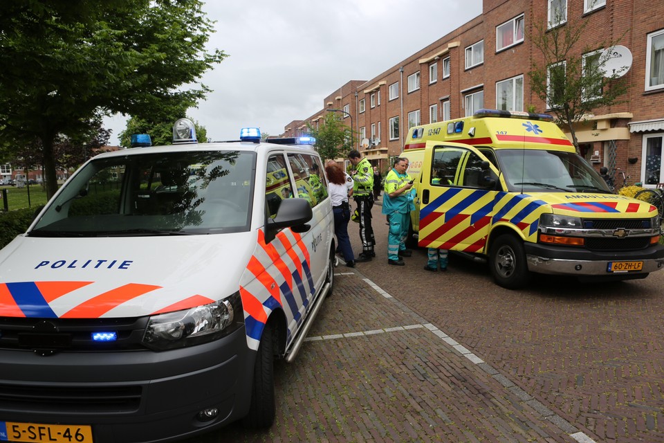 Steekpartij in Haarlem. Foto Rowin van Diest