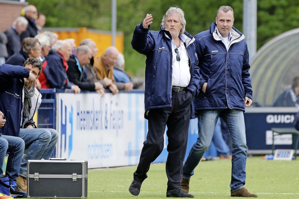 Hilversum-coach Karel Bonsink.