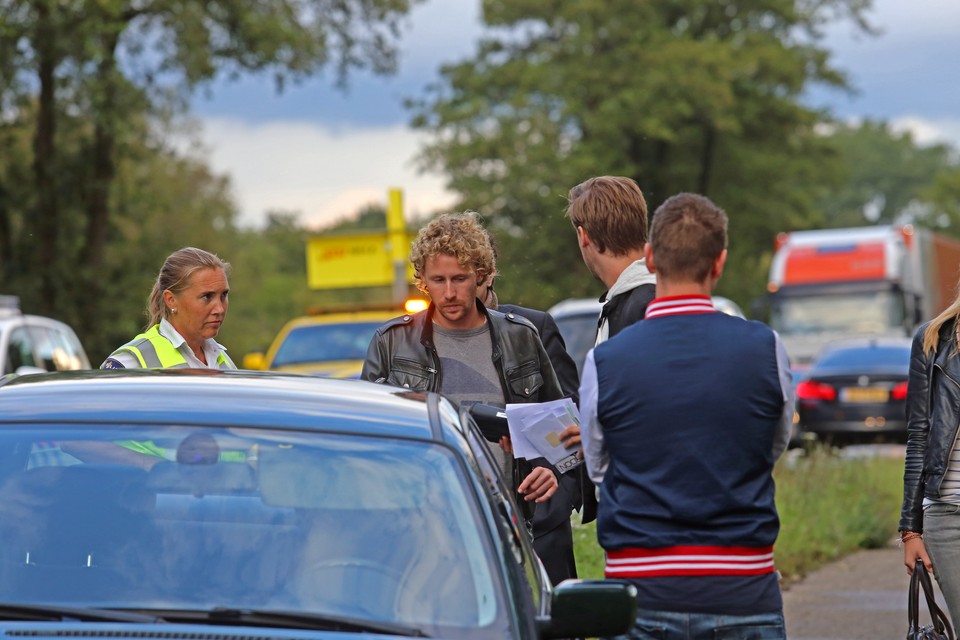 Acteur Genemans betrokken bij ongeval in Vreeland. Foto Fotomix.nl