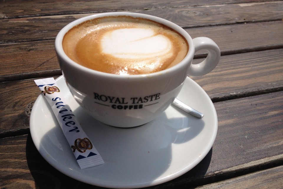 Cappuccino met koninklijke smaak.