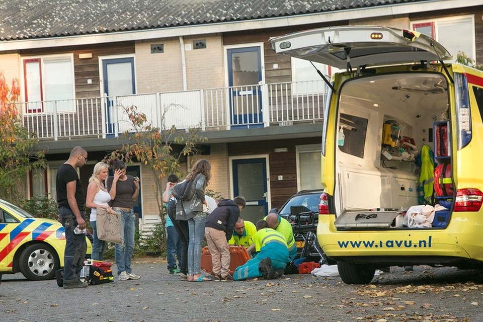 Jongen (10) gewond na val in Baarn. Foto Caspar Huurdeman