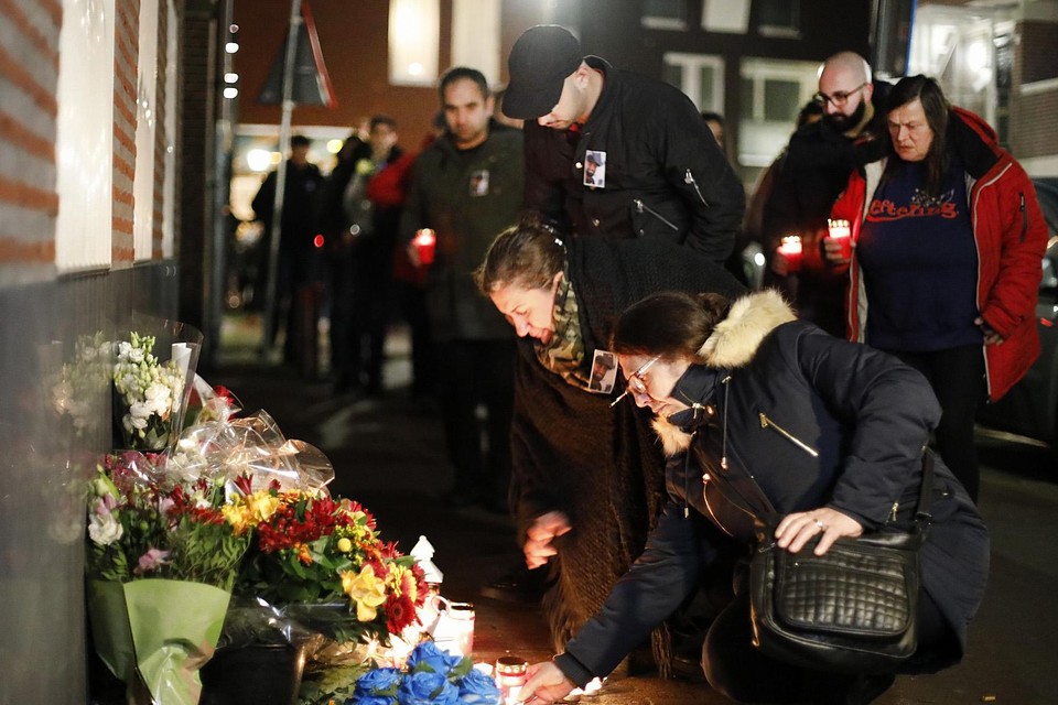 Bekenden van de omgekomen Burak Arslan hielden in februari een stille tocht in Haarlem.