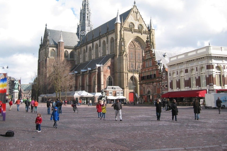 Grote Markt Haarlem. Archieffoto