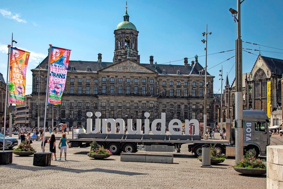 IJmuiden in 2019 op de Dam in Amsterdam.