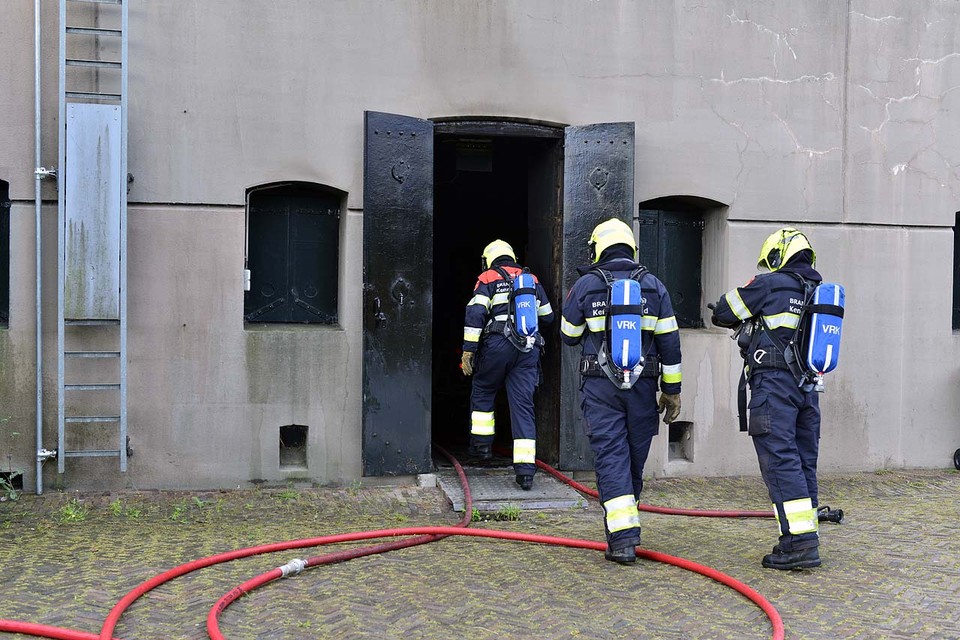Brand bij Fort Rijsenhout