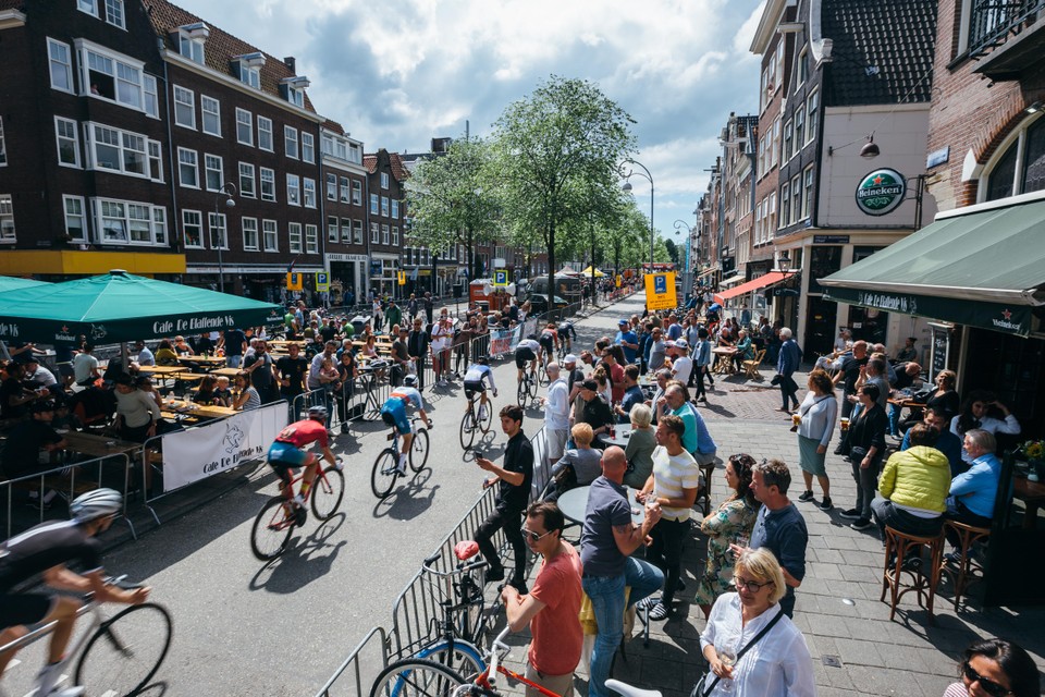 De Ronde van de Orteliusstraat in Amsterdam dient als voorbeeld voor de plannen in Haarlem.