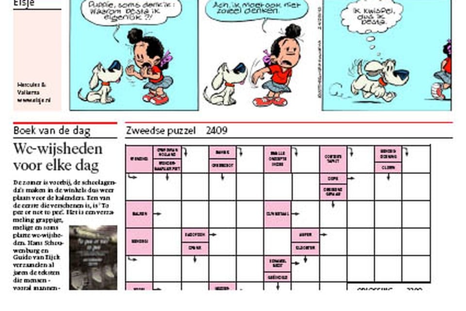 Pagina Puzzels/Strips