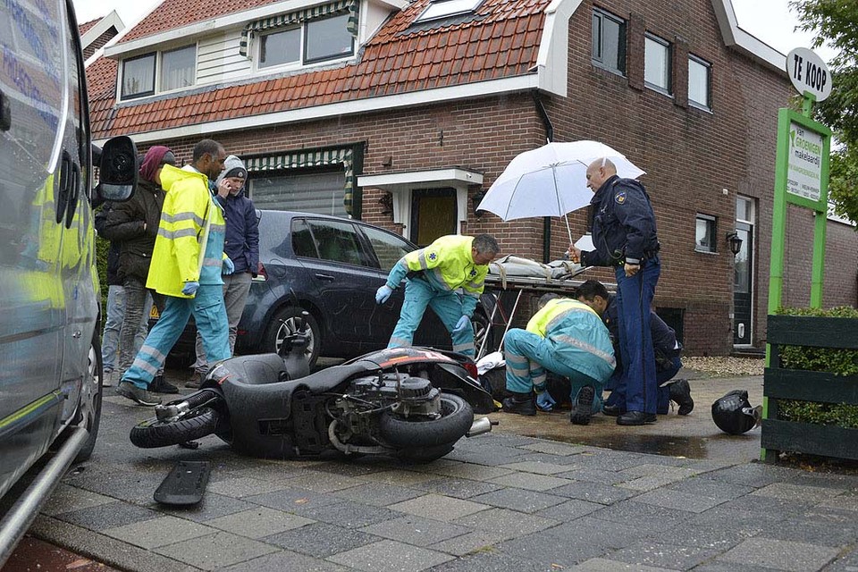 Twee gewonden bij ongeval in Hoofddorp. Foto: Eric van Lieshout