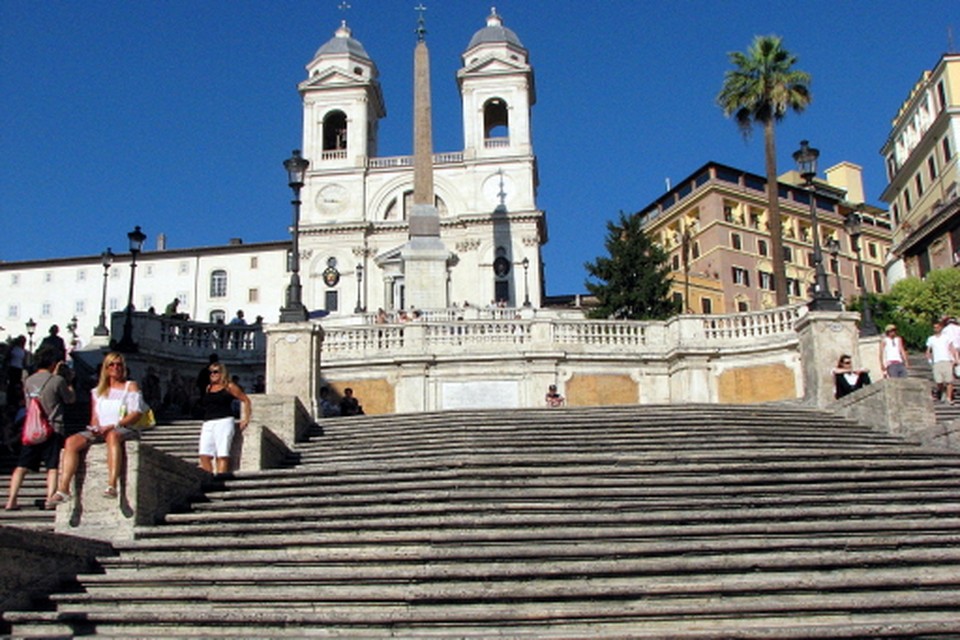 Spaanse trappen in Rome. Foto: Lex Hiemstra