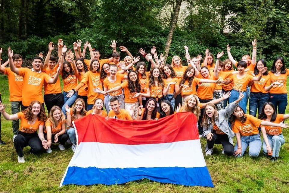 Buitenlandse studenten in Nederland via het programma High School Holland.