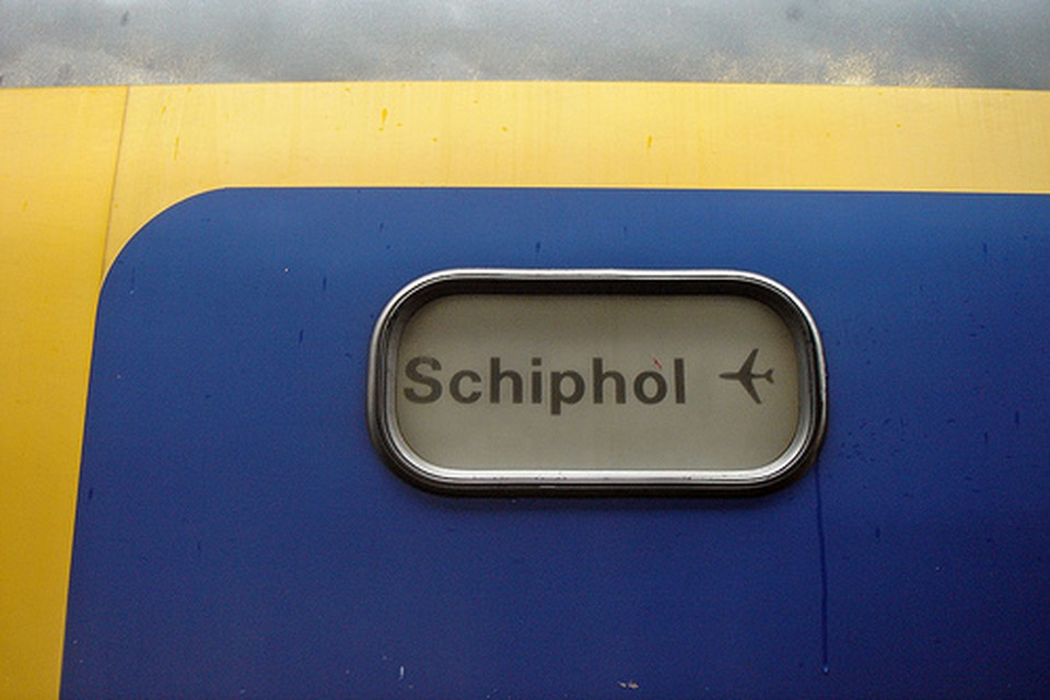 Minder treinverkeer rond Schiphol