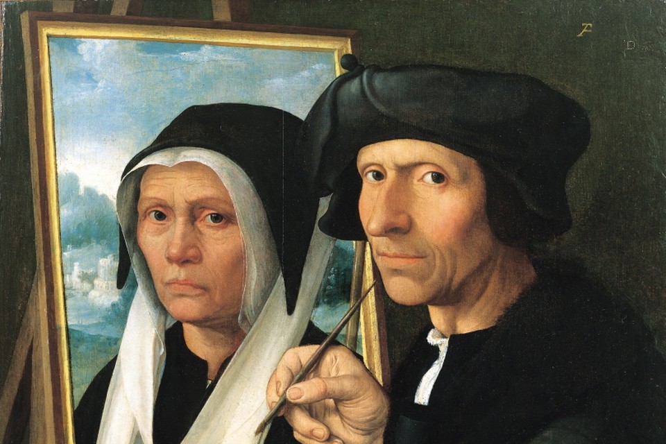 Dirck Jacobsz.: Van oostsanen schildert zijn vrouw Anna. ca. 1530. Toledo Museum of Art (Ohio, USA).