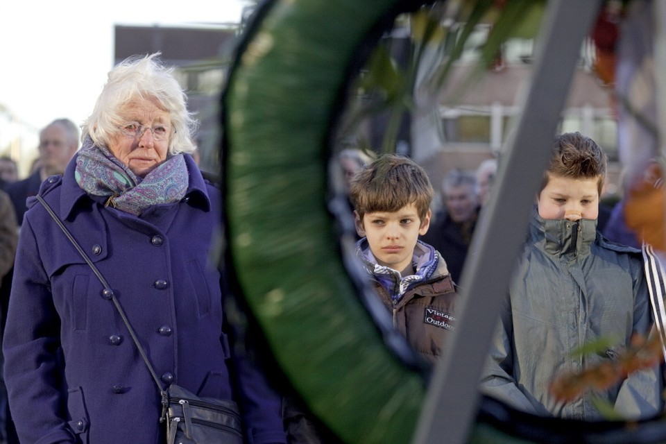 Herdenking in Hoofddorp bijzonder moment voor Fred Kool. Foto United Photos / Robert van Rijn