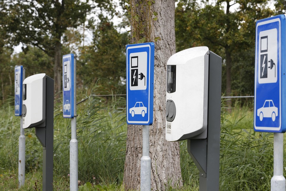 Oplaadpunten voor elektrische auto’s.