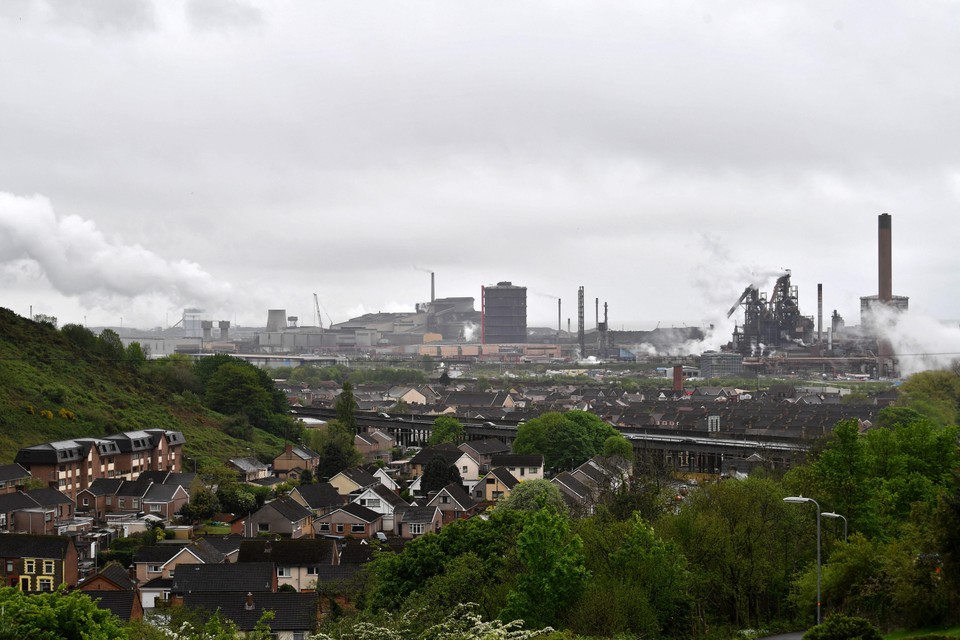 De Britse fabriek van Tata Steel in Port Talbot in het zuiden van Wales.