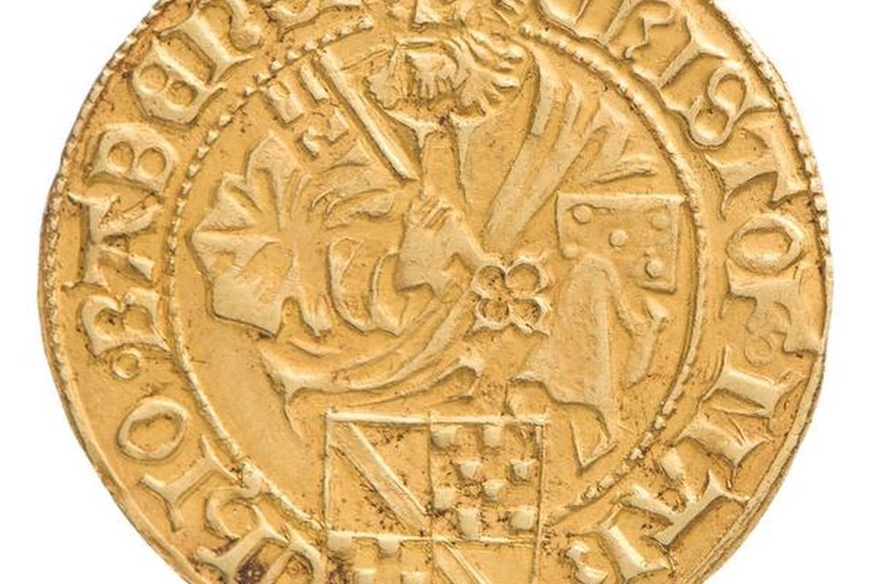 De voorkant van dezelfde munt op naam van Christoph I (1475-1527).