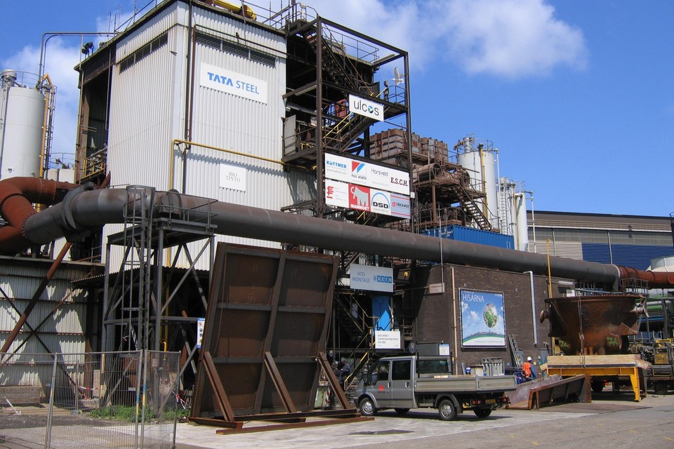 De proefinstallatie Hisarna op het terrein van Tata Steel IJmuiden