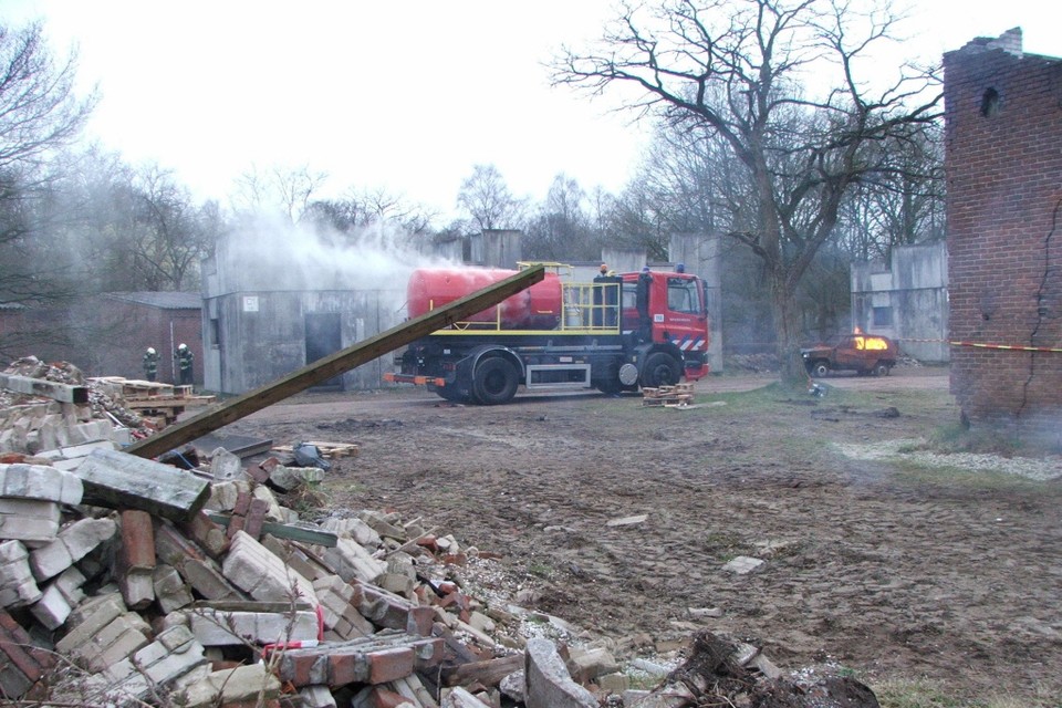 Het huidige oefencentrum Crailo. foto brandweer Gooi en Vechtstreek