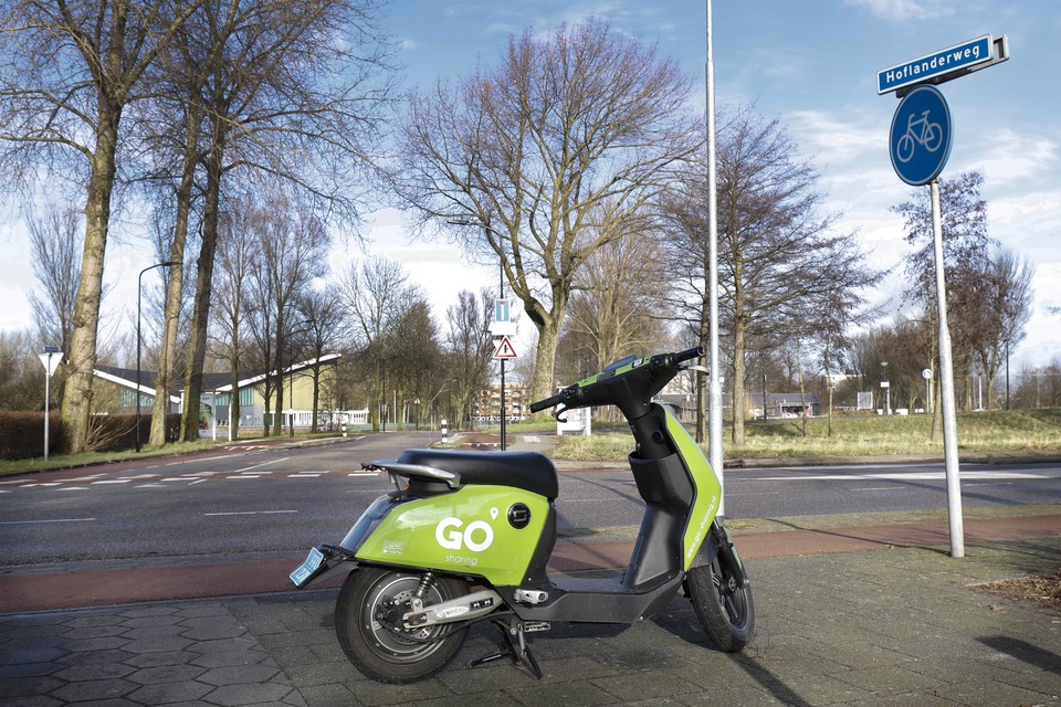De deelscooters zijn populair in Beverwijk.