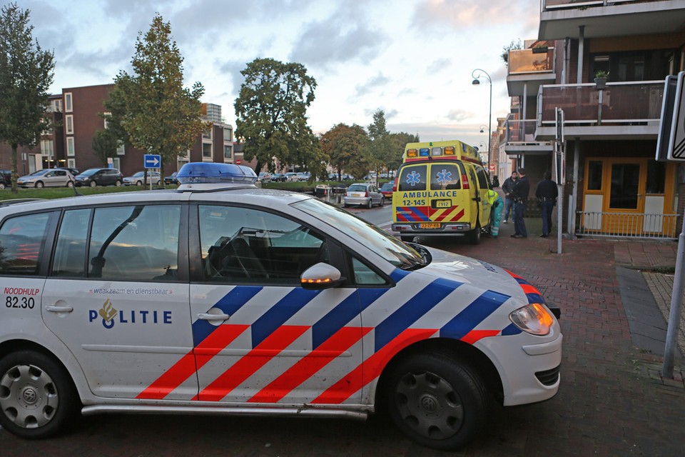 Fietser onwel Kampersingel in Haarlem. Foto: Rowin van Diest