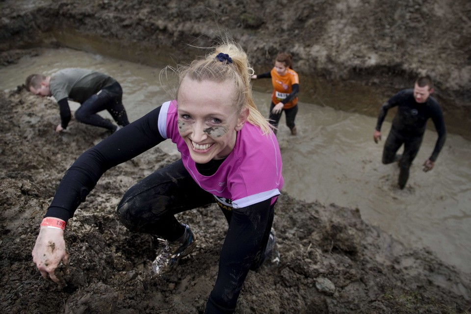 Sfeerbeeld van de vorige Mud Masters Obstacle Run in Haarlemmermeer