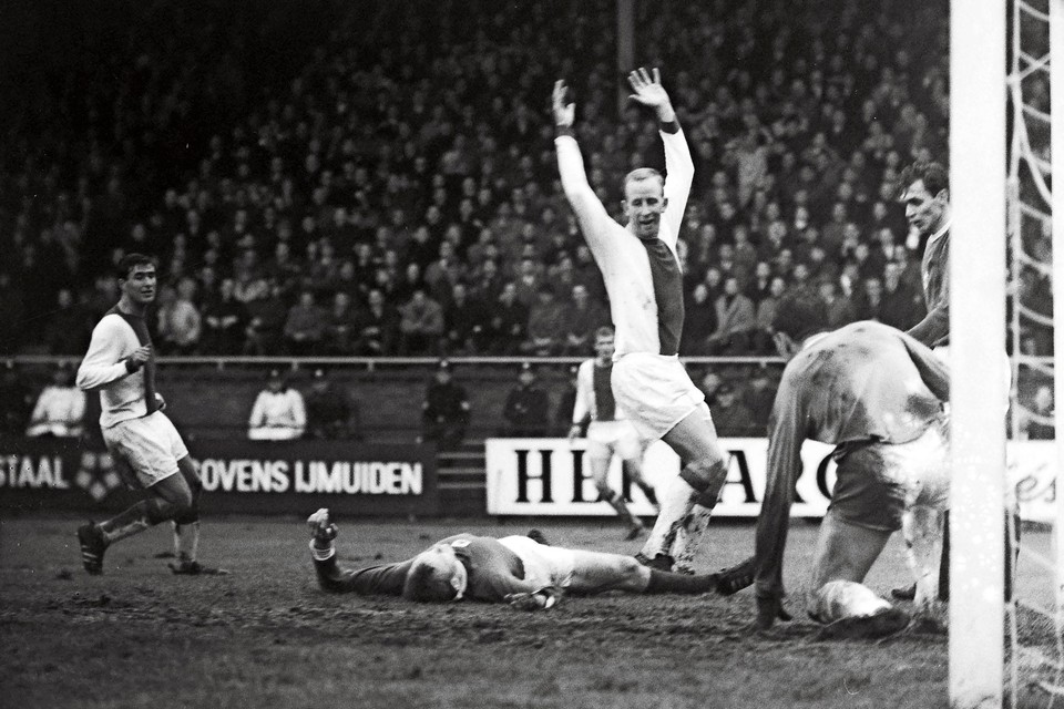 Henk Groot als speler van Ajax.