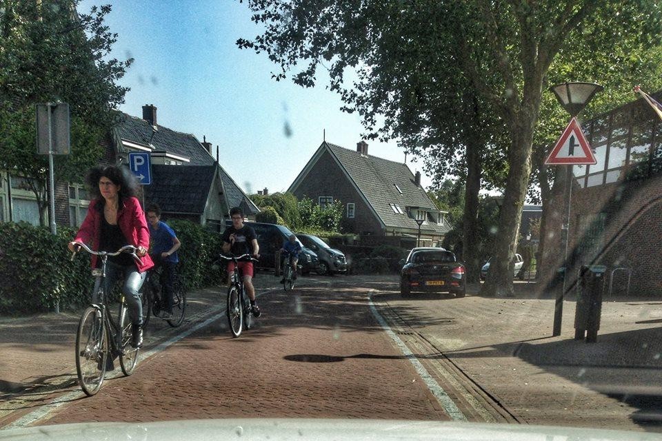 De omstreden fietsstraat.