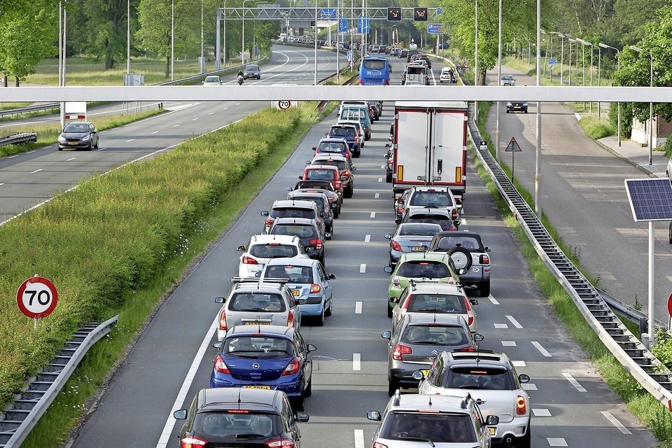 Een storing aan de verkeerslichten leidde op 22 mei tot een verkeersinfarct rond Velsen.
