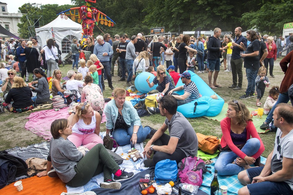 Haarlem - picknicken op het Houtfestival