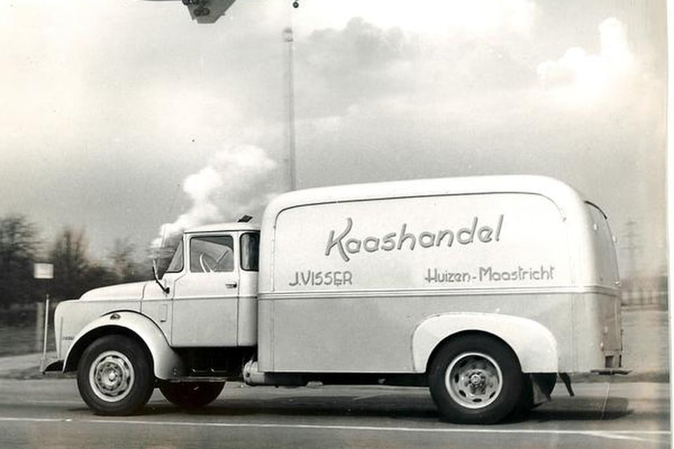De DAF-vrachtwagen in 1964.