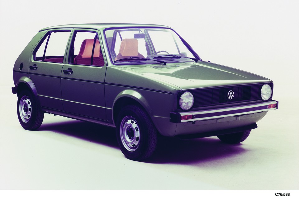 De eerste Golf. Foto Volkswagen