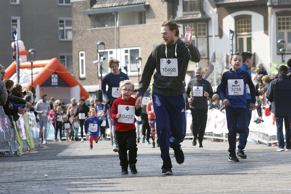 Een eerdere editie van de Hilversum City Run, dit jaar op 16 april.